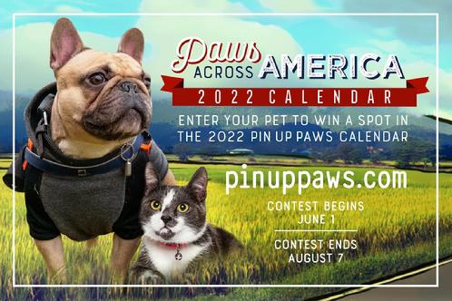 "Paws Across America" Pin Up Paws Calendar
